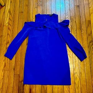 Express cold shoulder mini dress XS